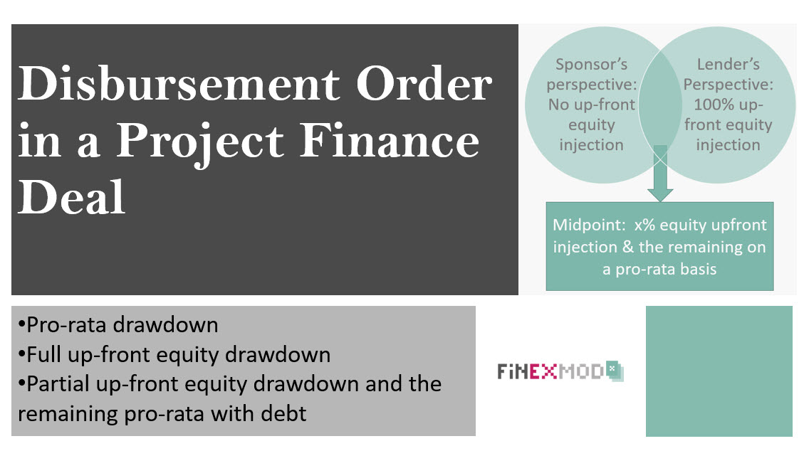 The impact of different drawdown schedules in a project finance deal and points of negotiations