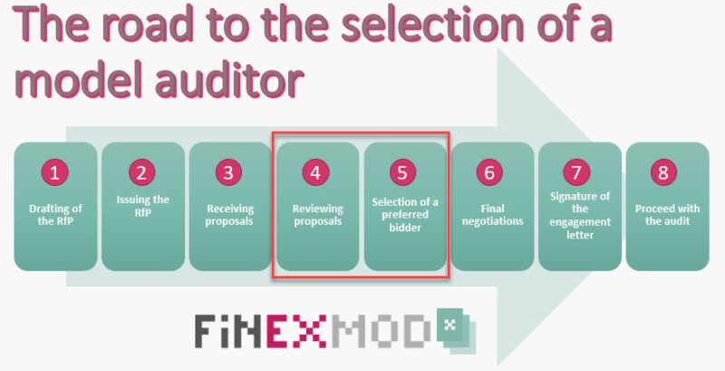 selection of a financial model auditor 